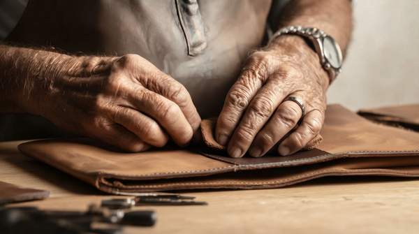 Editorial illustration for From Pattern to Polish: How Leather Choice Shapes the Bespoke Crafting Process