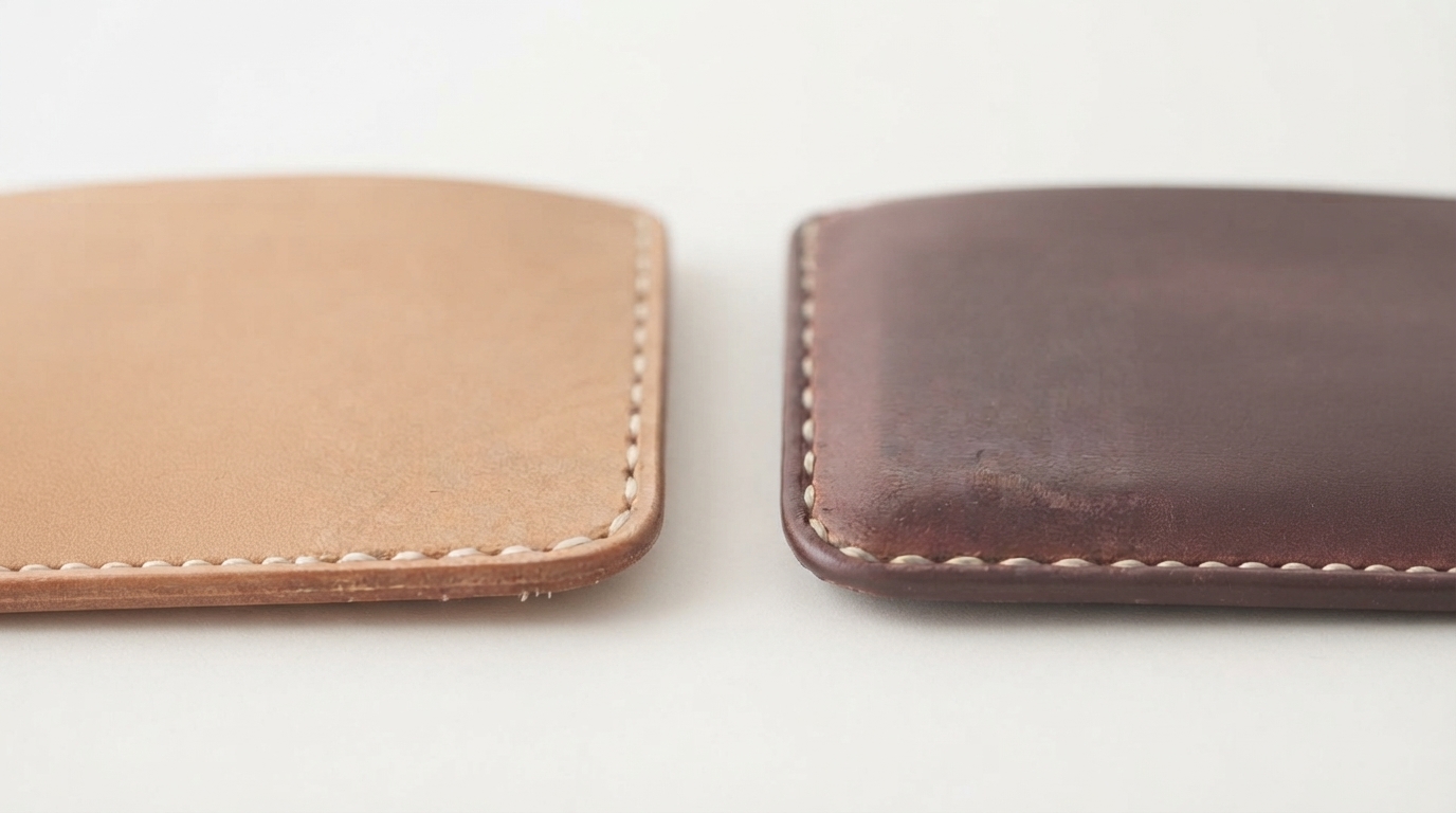 Editorial illustration for Why Vegetable-Tanned, Full-Grain Leather Develops a Rich Patina — and Why Most Other Leather Never Will